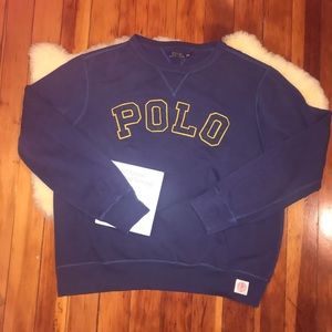 Ralph Lauren Vintage Sweater XXL Blue POLO